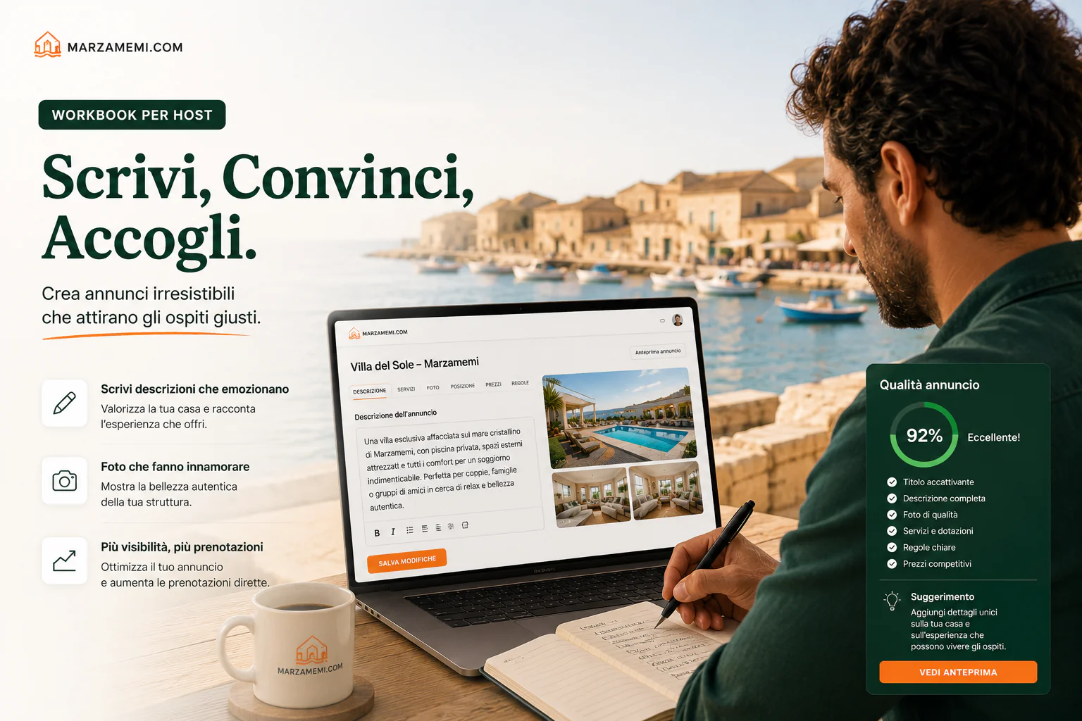 Workbook Descrizione Perfetta per la Tua Casa Vacanza